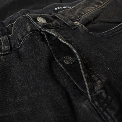 Shop Saint Laurent Straight Fit Cropped Jean In Black