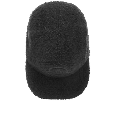 Shop Moncler Genius - 2 Moncler 1952 - Sherpa Fleece Five Panel Logo Cap In Black