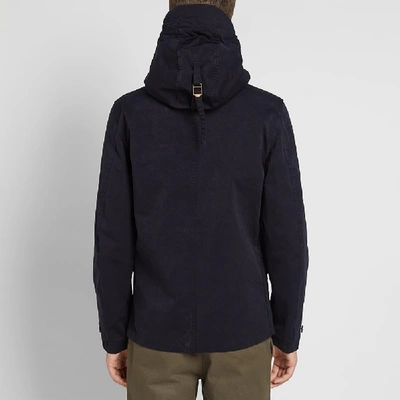 Shop Ten C Navy Parka In Blue