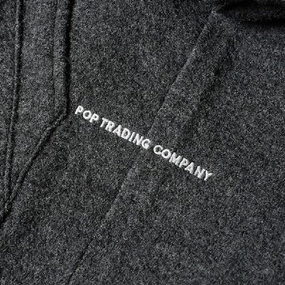 Shop Pop Trading Company Pop Trading Company Drs Half Zip Jacket In Grey