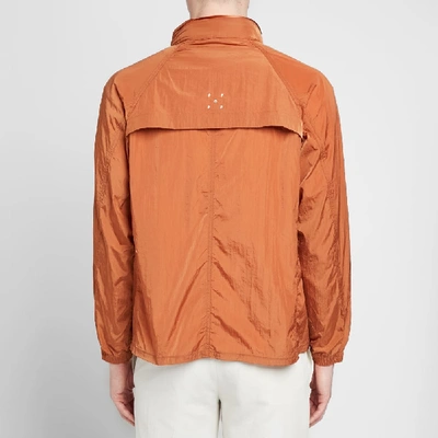 Shop Pop Trading Company Pop Trading Company Venice Concealed Hood Jacket In Orange