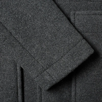 Shop Acne Studios Orvon Duffel Coat In Grey