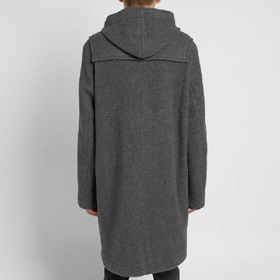 Shop Acne Studios Orvon Duffel Coat In Grey