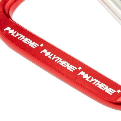 Shop Polythene Optics Carabiner In Red