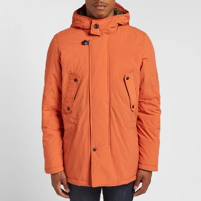 Shop Paul Smith Nylon Military Parka In Orange