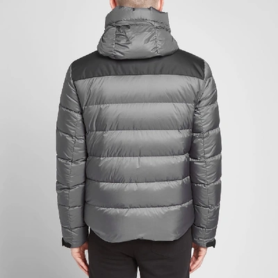Shop Moncler Grenoble Camurac Hooded Down Jacket In Grey