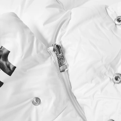 Shop Moncler Genius - 2 Moncler 1952 - Mare Logo Down Jacket In White