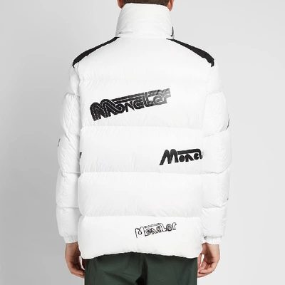 Shop Moncler Genius - 2 Moncler 1952 - Mare Logo Down Jacket In White