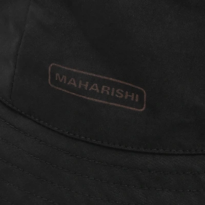 Shop Maharishi Tech Nylon Bucket Hat In Black