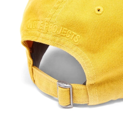 Shop Norse Projects Twill Sports Cap In Yellow