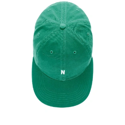 Shop Norse Projects Twill Sports Cap In Green