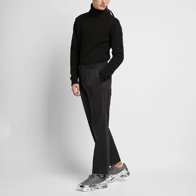 Shop Raf Simons Double Strap Roll Neck Knit In Black