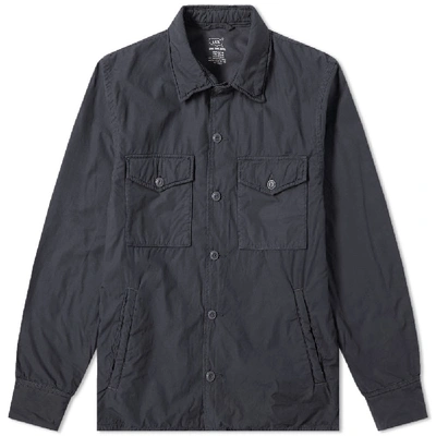Shop Save Khaki Fleece Lined Shirt Jacket In Grey