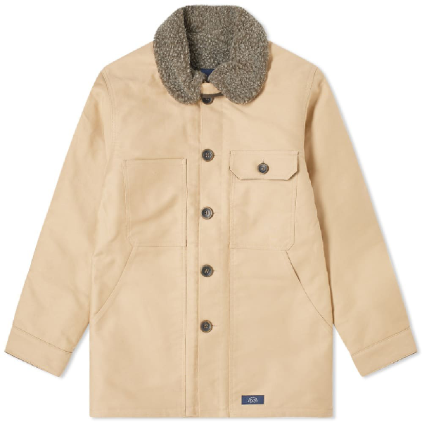 Bleu De Paname Double Counter Jacket In Brown Modesens