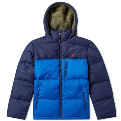 Shop Polo Ralph Lauren Jackson Down Jacket In Blue