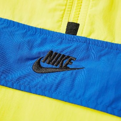 Shop Nike Re-issue Woven Popover Jacket In Yellow