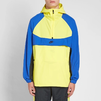 Nike Nsw Re-issue Hd Nylon Jacket In Yellow,blue | ModeSens