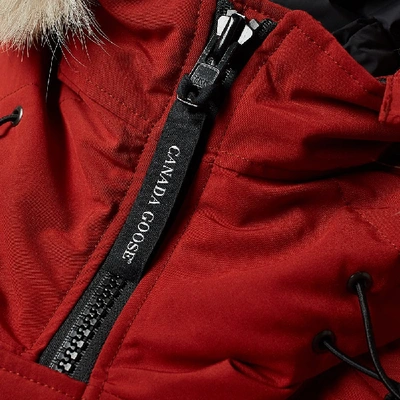 Shop Canada Goose Carson Parka In Red