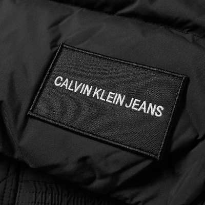 Shop Calvin Klein Institutional Logo Gilet In Black