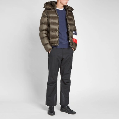 Shop Moncler Willm Hooded Down Jacket In Green