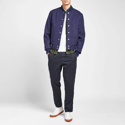 Shop Albam Sports Bomber In Blue