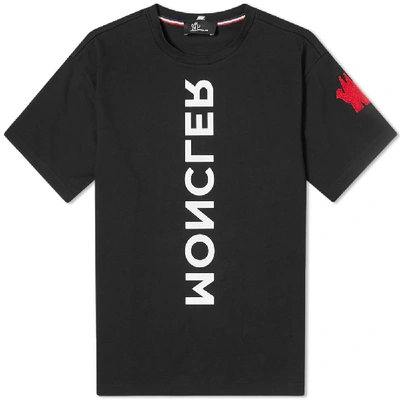 Shop Moncler Grenoble Logo Tee In Black
