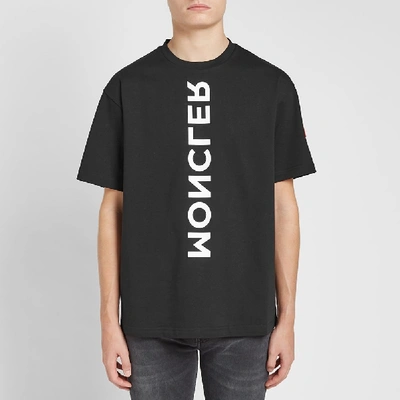 Shop Moncler Grenoble Logo Tee In Black