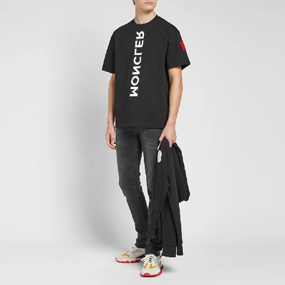 Shop Moncler Grenoble Logo Tee In Black