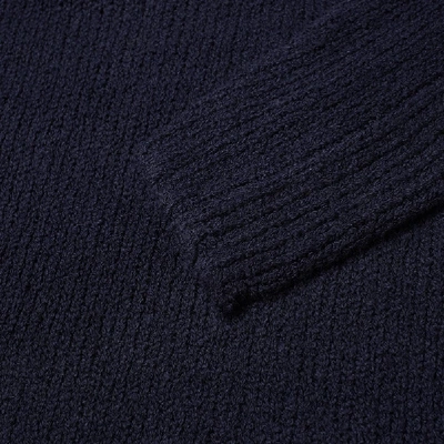 Shop Folk Textured Crew Knit In Blue