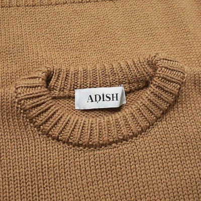 Shop Adish Lakiya Crew Knit In Brown