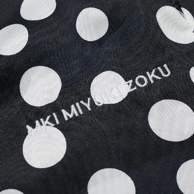 Shop Mki Large Polka Dot Shorts In Black