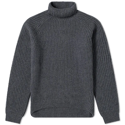 Shop Acne Studios Kally Sporty Wool Rib Knit In Grey