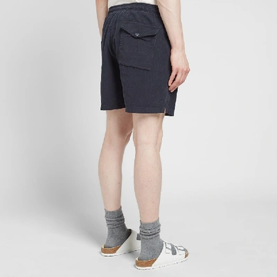 Shop Save Khaki Wale Corduroy Easy Short In Grey