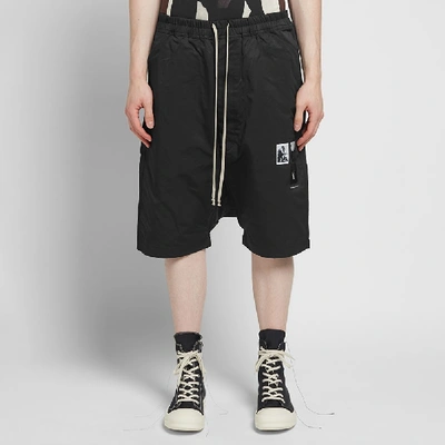 Shop Rick Owens Drkshdw Patch Pods Short In Black