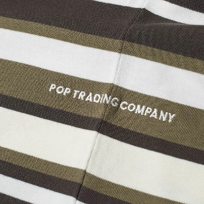 Shop Pop Trading Company Pop Trading Company Long Sleeve Co Tee In Brown