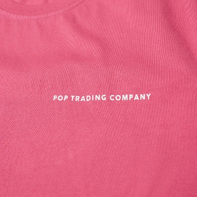 Shop Pop Trading Company Pop Trading Company Logo Tee In Pink