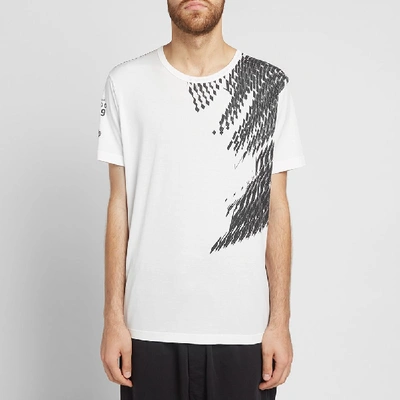 Shop Stone Island Shadow Project Mako Jersey Print Tee In White