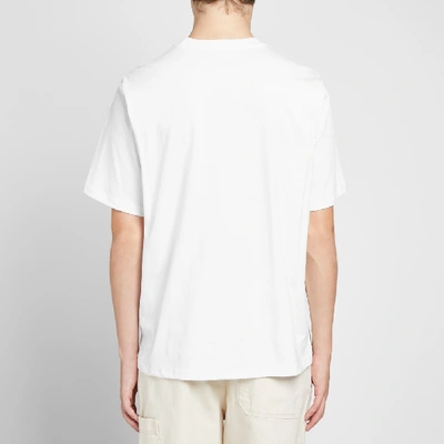 Shop Adish Lakiya Logo Tee In White