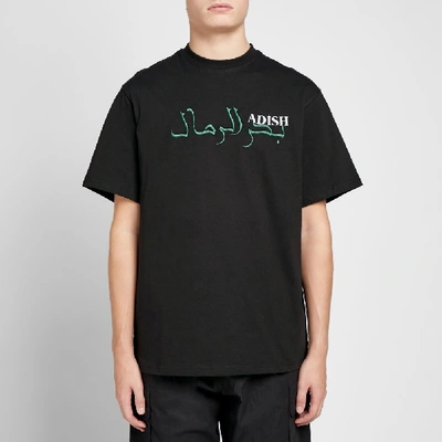 Shop Adish Arabic Tee In Black