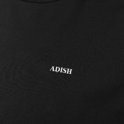 Shop Adish Long Sleeve Shakeh Logo Tee In Black