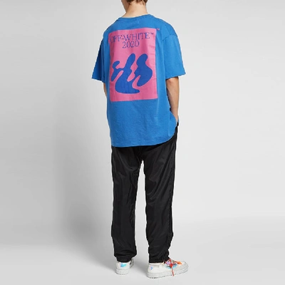 Shop Off-white Shape Of Oversized Tee In Blue