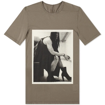 Shop Rick Owens Drkshdw Rick Photo Print Level Tee In Grey