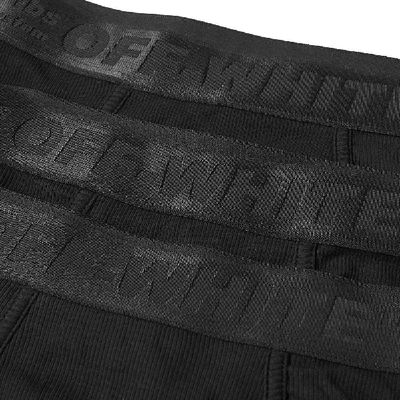 Shop Off-white Boxer Short - 3 Pack In Black