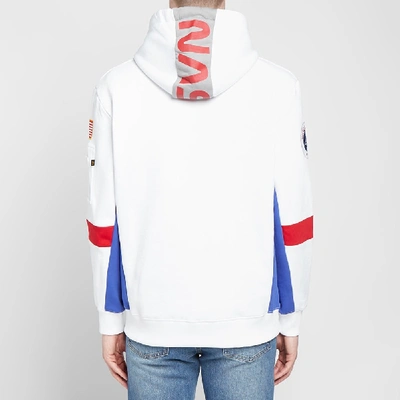 Shop Alpha Industries Space Camp Hoody In White