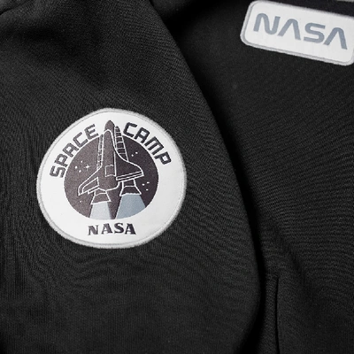 Shop Alpha Industries Space Camp Hoody In Black