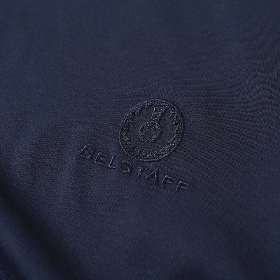 Shop Belstaff Embroidered Logo Tee In Blue
