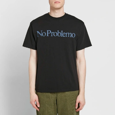 Shop Aries No Problemo Tee In Black