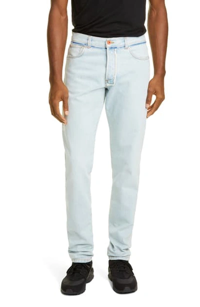 Shop Heron Preston Regular Fit Jeans In Bleach White