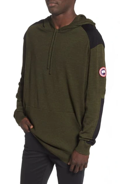Shop Canada Goose Amherst Hoodie In Military Green