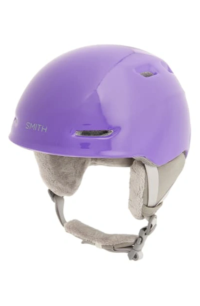 Shop Smith 'zoom Jr.' Snow Helmet - Purple In Purple Peacocks